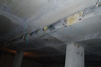 Bodrum Kat Kiriş Bölgesi Enjeksiyon Uygulaması