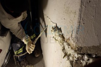 Bina Perde Betonunda Çatlaklara Enjeksiyon Uygulaması