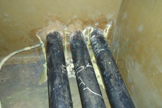 Tesisat Boruları Çevresinde Su Yalıtımı Enjeksiyon Uygulaması