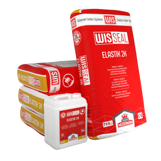 WISSEAL® ELASTIK 2K Çimento ve Akrilik Esaslı, İki Bileşenli, Tam Elastik Su Yalıtım Harcı