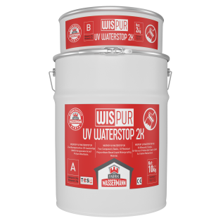 WISPUR® UV WATERSTOP 2K İki Bileşenli Esnek, UV Dirençli Poliüretan Esaslı Likit Su Yalıtım Kaplaması