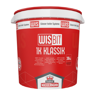 WISBIT® 1K KLASSIK Polimer Modifiye Bitüm Kauçuk Esaslı, Tek Bileşenli Su Yalıtım Malzemesi