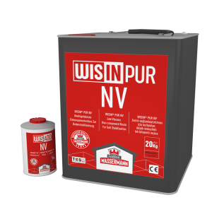 WISIN® PUR NV Zemin sağlamlaştırılması için kullanılan düşük viskoziteli tek bileşenli reçinedir